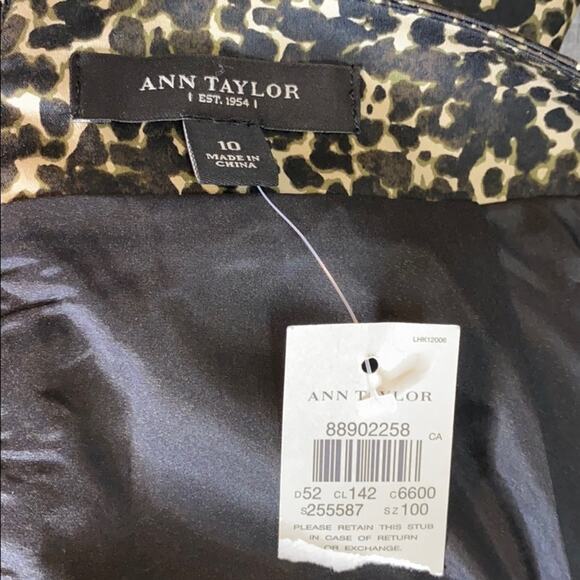 Ann Taylor Cotton Spandex Pencil Skirt 10 NWT - Picture 4 of 5